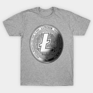 Silver Litecoin T-Shirt